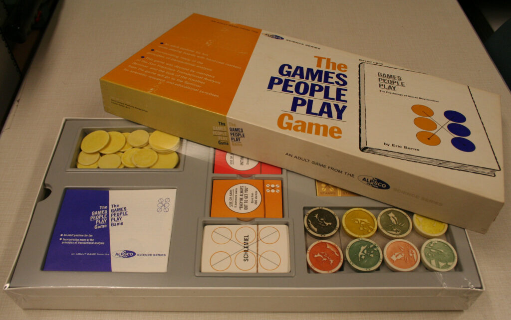 Board game based on Berne's bestselling book "Games People Play"