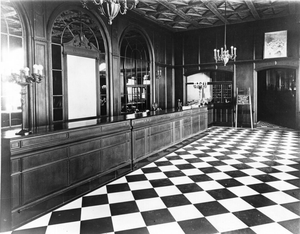 UC Hospital Lobby, 1920s