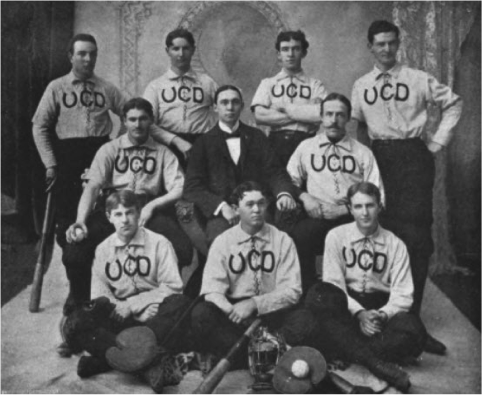 Chaff’98, v.2, yearbook of the College of Dentistry, University of California. College of Dentistry baseball team, 1897-98.