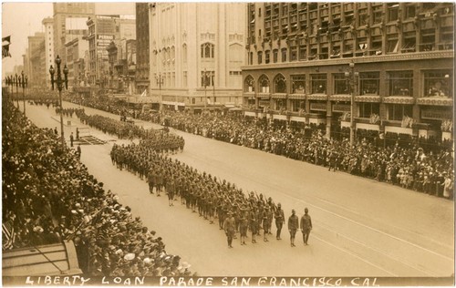 Figure 21 - "Liberty Loan Parade," AR 207-16, UCSF Archives and Special Collections, Parnassus Library, UCSF, San Francisco, California