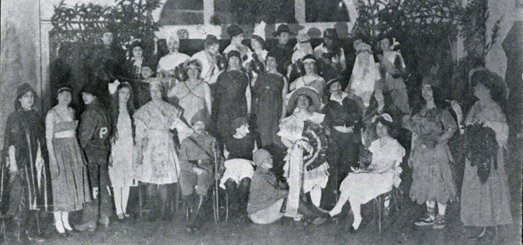 Figure 26 - Nurses' Masquerade at Hotel Richlieu, Royat from The Record, AR 207-16, UCSF Archives and Special Collections, Parnassus Library, UCSF, San Francisco, California