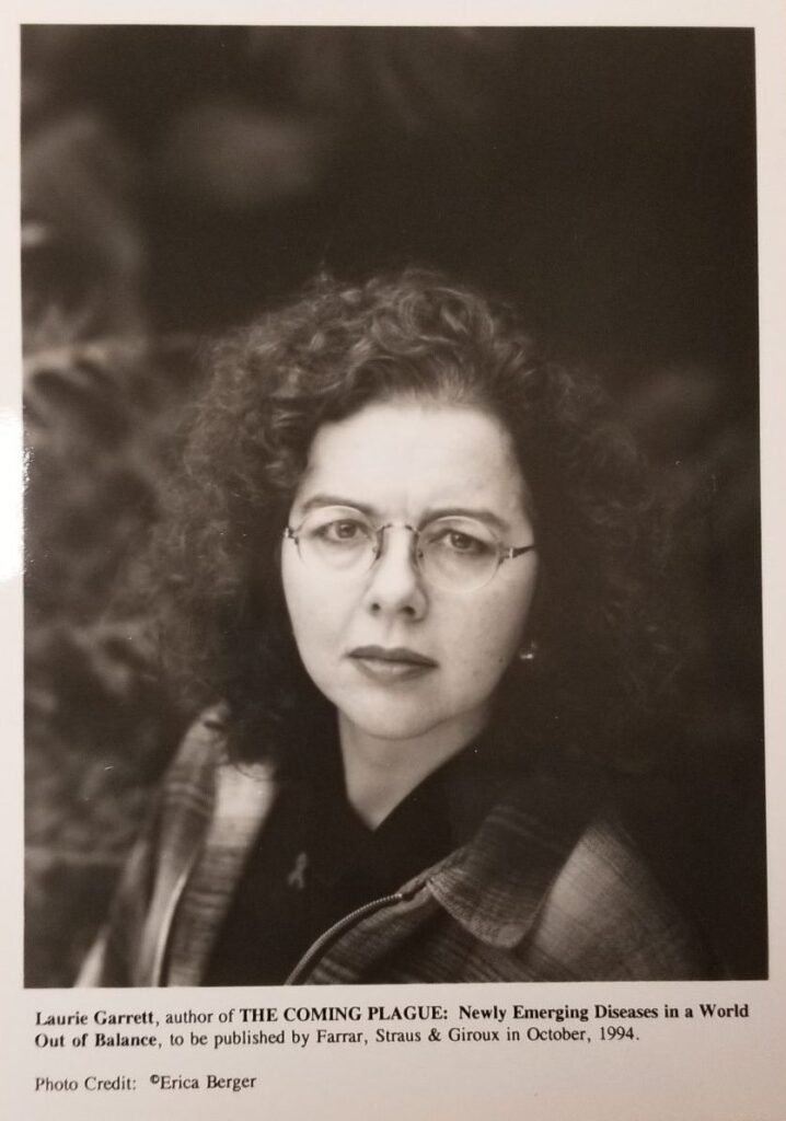 Headshot of Laurie Garrett